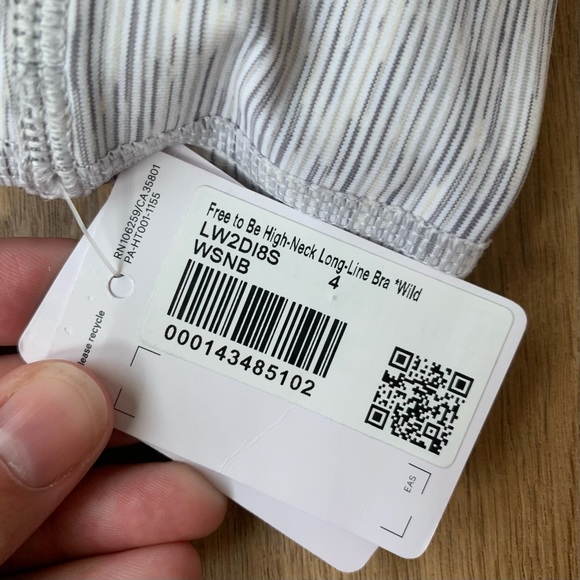 NWT Lululemon Free To Be High Neckline Long Line Bra - Picture 5 of 5